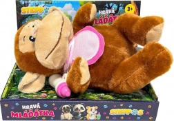 Maimuțică interactivă Steppos cu biberon