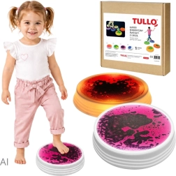 Piatră lichidă senzorială luminoasă roz Tullo