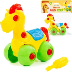 Căluț de înșurubat – jucărie de montaj pentru copii 3+