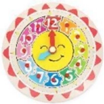 Ceas puzzle din lemn BABU