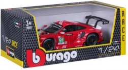Model metalic de mașină Bburago Porsche 911 RSR LM 2020 la scară 1:24