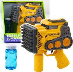 Pistolă de construit cu 56 de orificii pentru bule galbenă