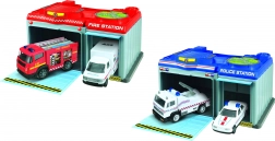 Stație portabilă cu 2 mașini metalice