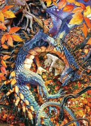 Puzzle Cobble Hill Abby și dragonul ei 1000 de piese