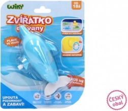 Delfin cu mecanism cu arc pentru baie