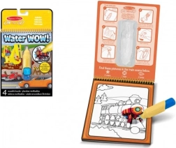 Colorare Magica cu Apă Vehicule de Transport Cărți de Colorat