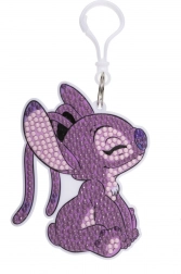 Pandantiv Înger cu Pictură cu Diamante