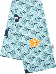 Scutec din flanel cu imprimeu New Baby animale din pădure