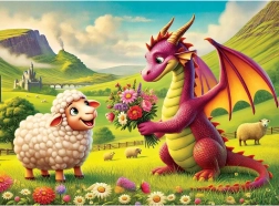 Puzzle din lemn buchet pentru prieten 40 piese WOODEN CITY