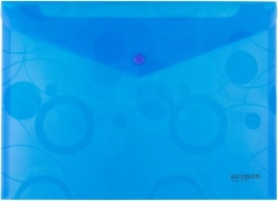 Plic scrisoare cu capsă A5 Neo Colori albastru