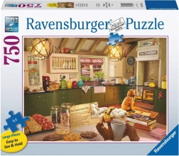 Puzzle Ravensburger în Bucătăria Tăcută 750 Piese
