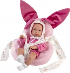 Llorens New Born Holčička - Păpușă Realistă Nou-Născută cu Corp Vinil Complet 35 cm