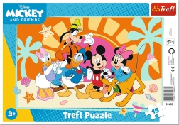 Puzzle MICKEY ȘI PRIETENII SĂI 15 piese