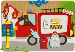 Lena joc de lovit Pompieri