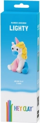 Pastă modelatoare Hey Clay Unicorni 3 pachete, Lighty