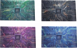 Mapă din plastic cu capsă Future Ready – motiv placă de bază, A4+