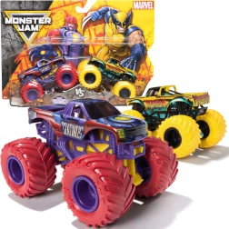 Monster Jam set 2 monster truckuri 1:64 – The Sentinels și Wolverine