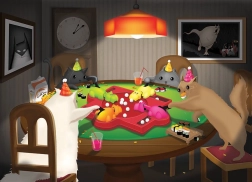 Puzzle Pisici la joacă 1000 piese de la COBBLE HILL