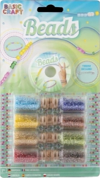 Set de mărgele decorative în borcănașe