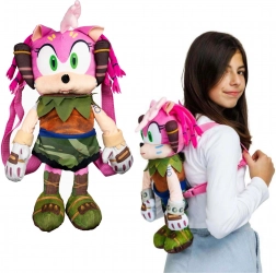 Rucsac pluș SONIC PRIME Amy Rose 43 cm
