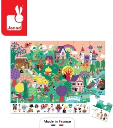 Puzzle de observare în valiză Povești 24 piese 3+