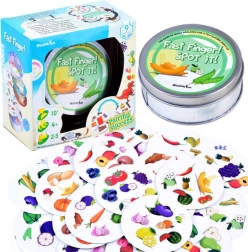 Joc rapid de atenție cu fructe și legume