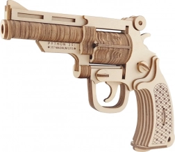Woodcraft puzzle 3D din lemn – revolver