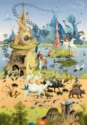Puzzle HEYE La plimbare – Hieronymus Bosch, 500 piese