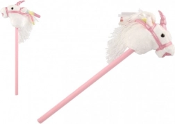 Unicorn pe băț cu cap de pluș și efecte sonore
