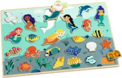 DJECO puzzle din lemn – lumea subacvatică