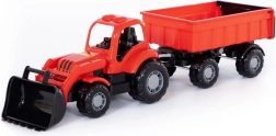 Tractor încărcător cu remorcă Macher