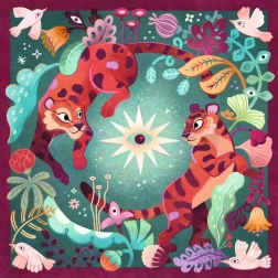 Ravensburger puzzle pătrat Art & Soul: Vise animale 756 piese