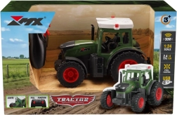Tractor agricol RC 2,4 GHz 1:24 cu efecte LED