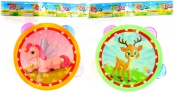 Tamburină cu animăluțe 13,5 cm