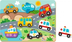 Puzzle inserție Transport