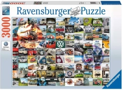 Puzzle Ravensburger 3000 piese – 99 de momente VW Campervan
