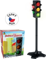Semafor cu baterii cu funcții realiste