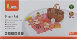 Viga set de picnic din lemn, 30 piese