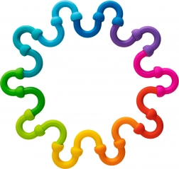 Fat Brain Plip Links inele de silicon conectabile, 20 buc