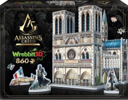 Puzzle 3D Assassin's Creed Unity: Catedrala Notre-Dame 860 piese