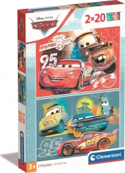 Puzzle 2x20 piese Cars de la Disney