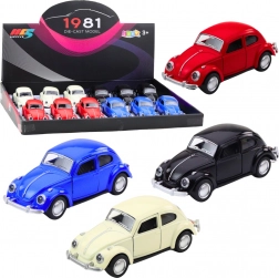 Model auto clasic Beetle metalic cu tracțiune 1:36