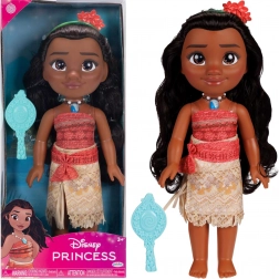 Prințesă Disney Vaiana (Moana) păpușă mare 35 cm cu perie pentru păr