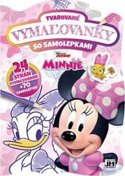 Carte de colorat conturată Minnie