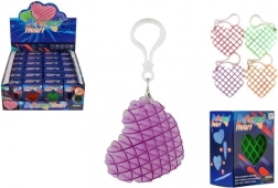 Fidget breloc în formă de inimă care își schimbă forma - antistres