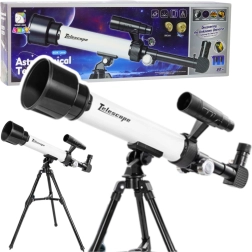 Telescop astronomic pentru copii cu suport pentru telefon
