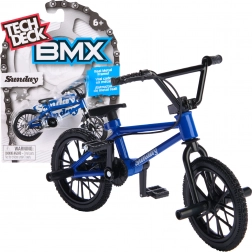 Tech Deck finger bike BMX Sunday albastru cu autocolante