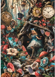 Puzzle Clementoni O zi în plus în Țara Minunilor 1000 de piese