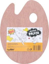 Paletă din lemn pentru pictori 18x24 cm