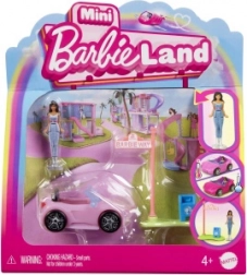 Mattel Mini Barbie Land cabriolet cu mini păpușă